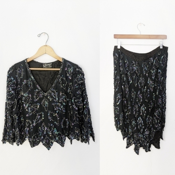 Vintage 70s two piece outfit